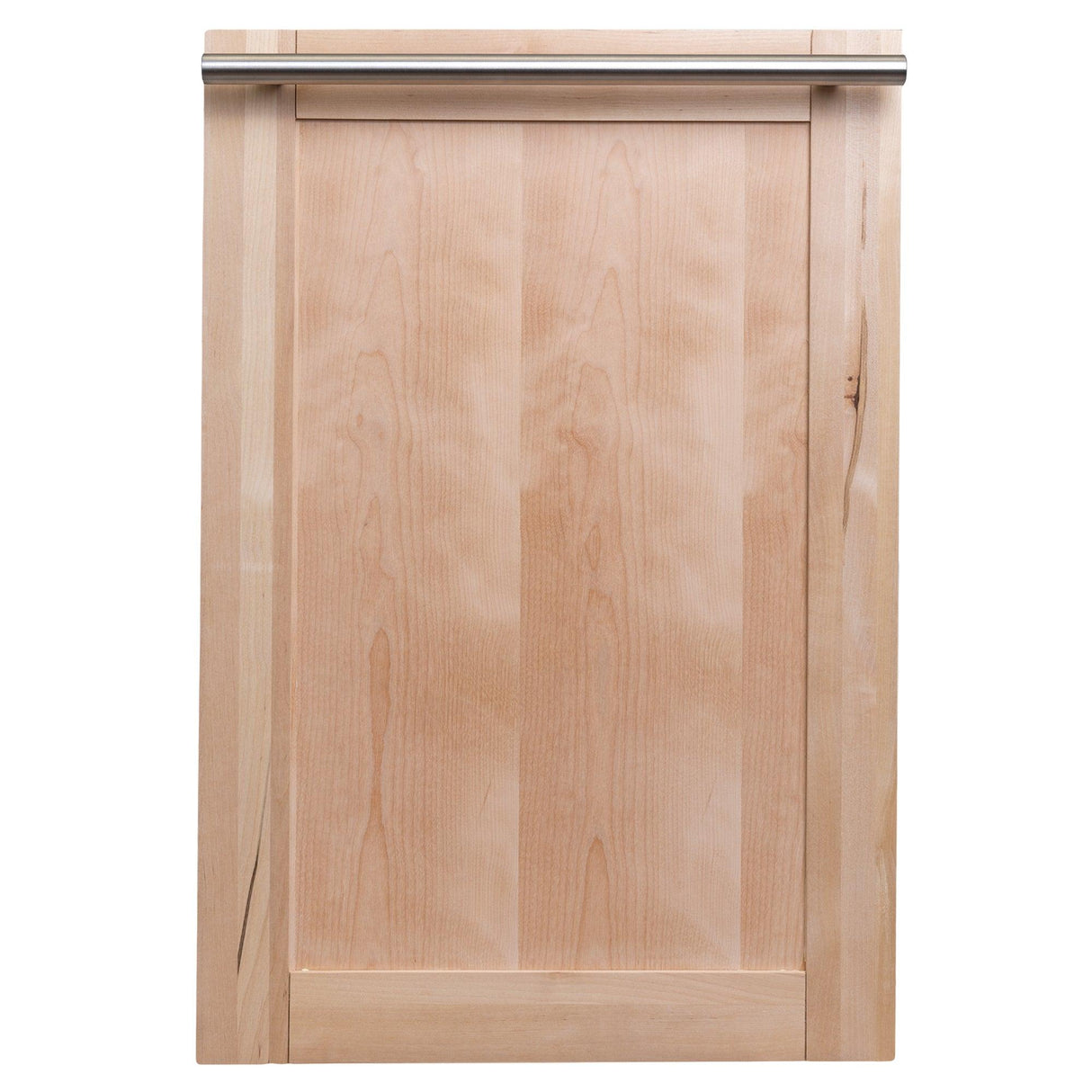 ZLINE 18 in. Compact Top Control Dishwasher with Stainless Steel Tub and Modern Style Handle, 52 dBa (DW-18) [Color: Unfinished Wood]
