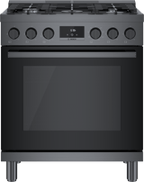 800 Series Dual Fuel Freestanding Range 30" Black Stainless Steel