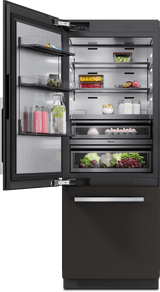 KFMC 3632 L Compatible with furniture fronts - MasterCool™ fridge-freezer MasterFresh Pro  AirClean System  IceMaker  Water dispenser  ColdSteel