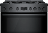 800 Series Dual Fuel Freestanding Range 36" Black Stainless Steel