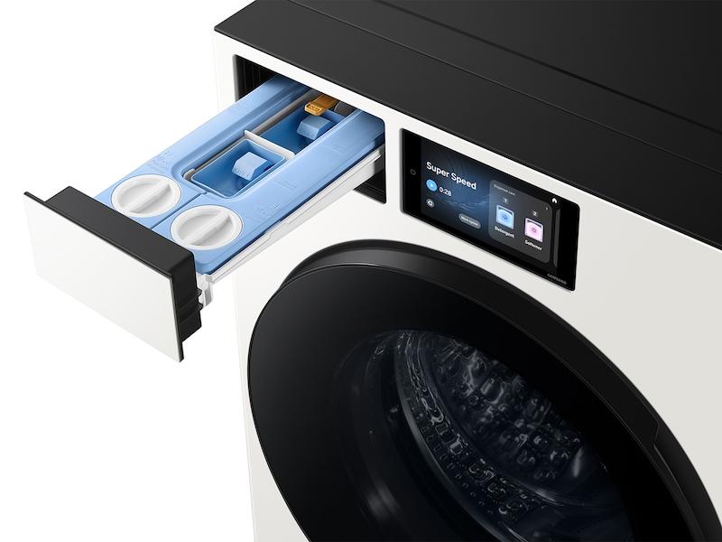 5.3 cu. ft. Bespoke AI Ultra Capacity Front Load Washer with AI Home and AI OptiWash+ in Ivory