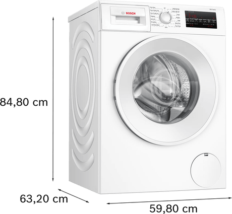 300 Series Compact Washer , White