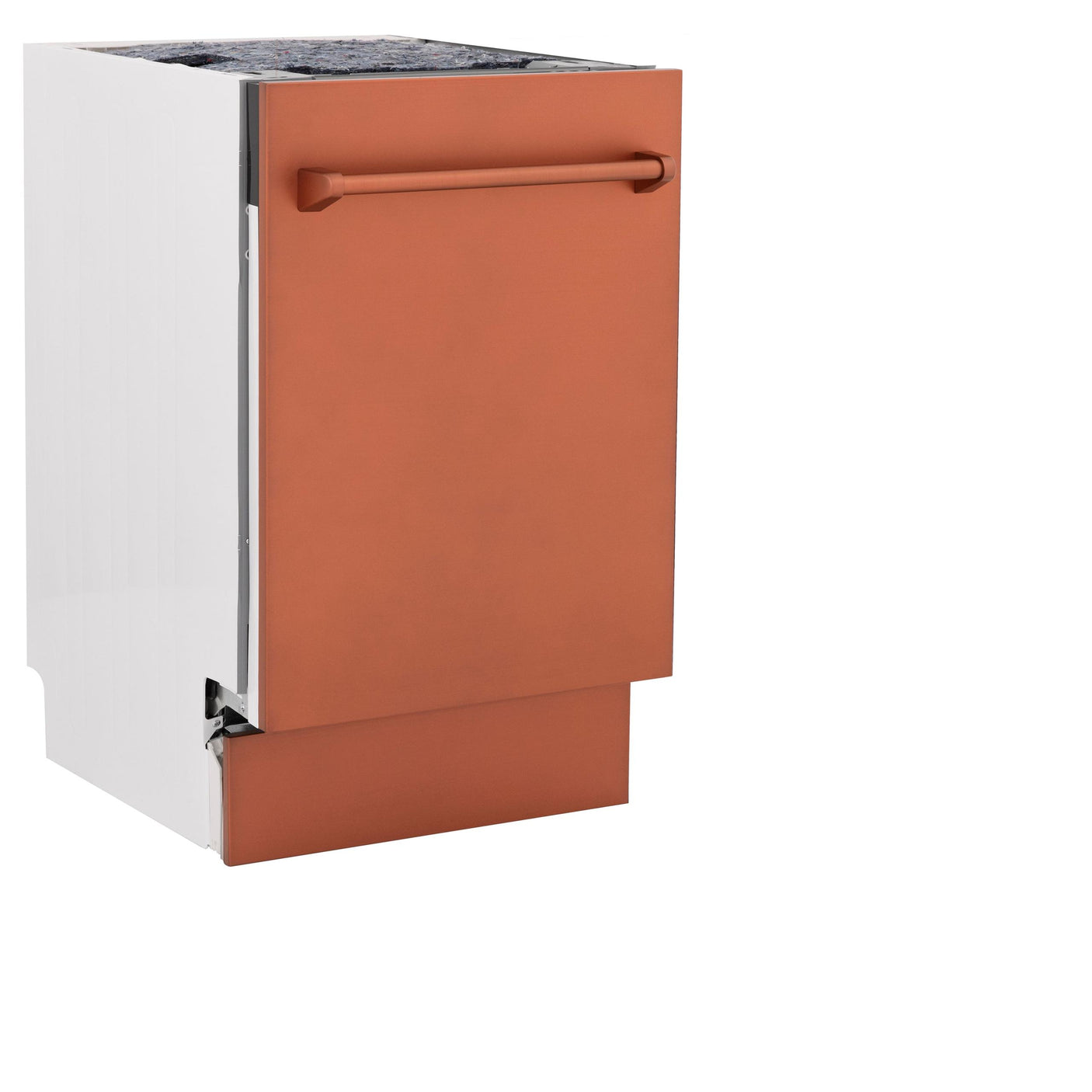 ZLINE 18" Tallac Series 3rd Rack Top Control Dishwasher with Traditional Handle, 51dBa [Color: Copper]