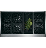 Monogram 48" Dual-Fuel Professional Range with 6 Burners and Grill (Natural Gas)