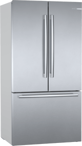 800 Series French Door Bottom Mount Refrigerator 36" Stainless steel (with anti-fingerprint)