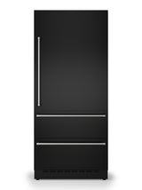 36"W. Integrated Bottom Freezer Door Panel Right Hinge - Onyx