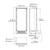 36" BUILT-IN FRIDGE COLUMN