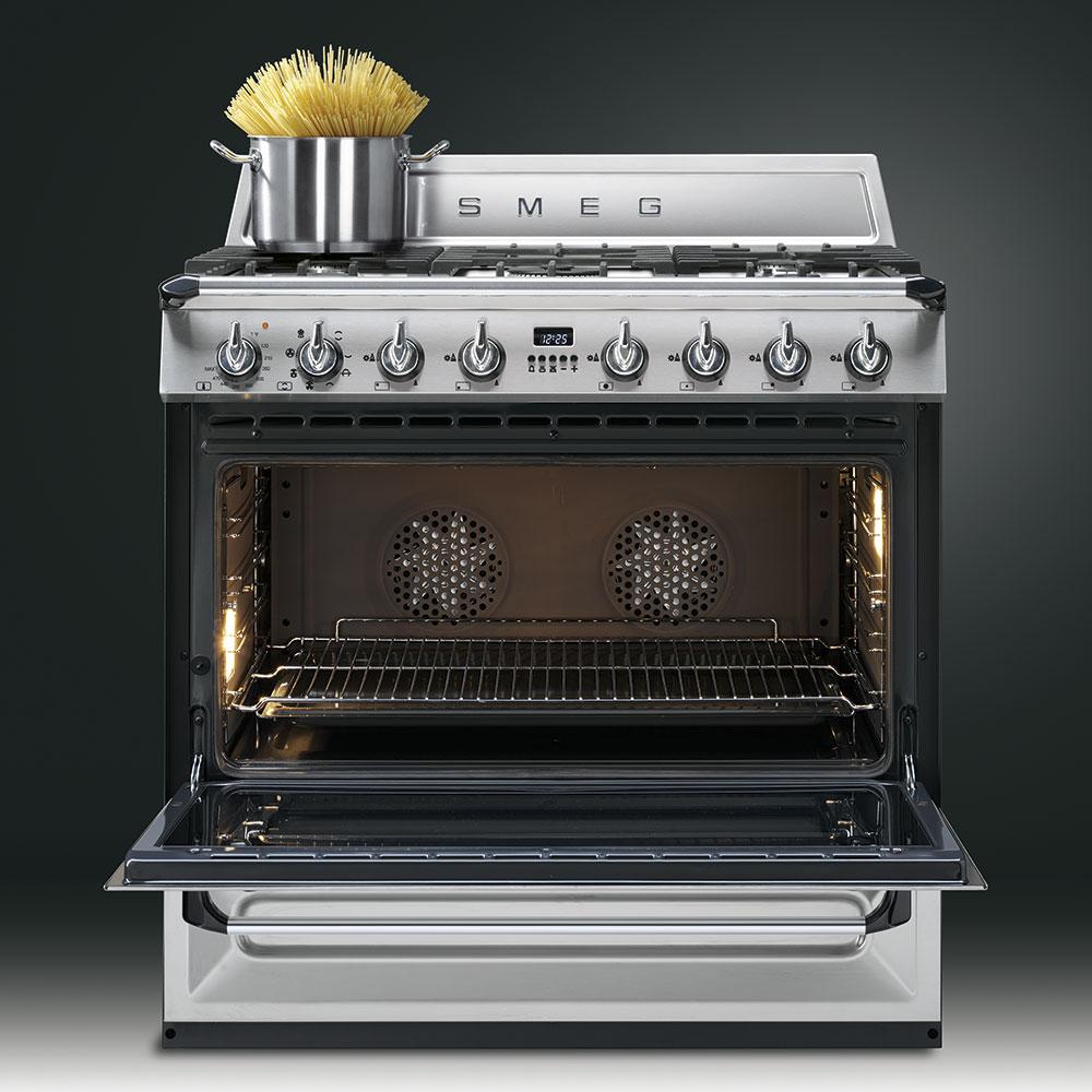Free-standing Dual Fuel Cavity "Victoria" Range Approx. 36" Stainless Steel