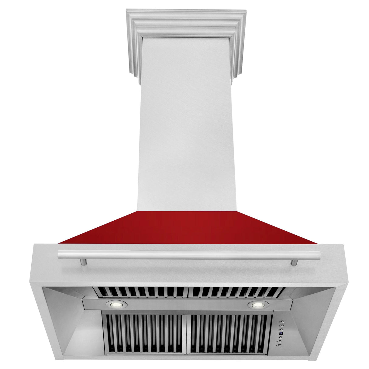 ZLINE 36 in. DuraSnow Stainless Steel Range Hood with DuraSnow Shell (8654SNX-36) [Color: Red Matte]