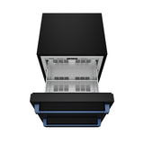 24 Inch Undercounter Built-in or Freestanding Drawer Refrigerator - Black/blue  Gordon Ramsay Series