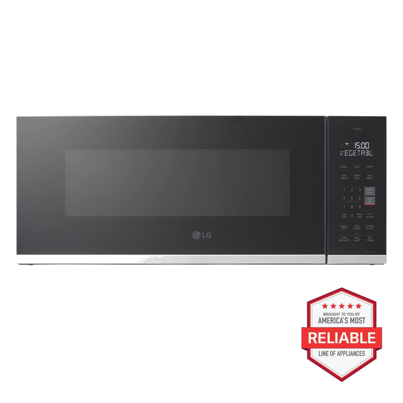 1.3 cu. ft. Smart Low Profile Over-the-Range Microwave Oven