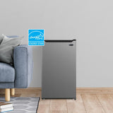 Danby Diplomat 3.2 cu. ft. Compact Refrigerator in Stainless Steel Look