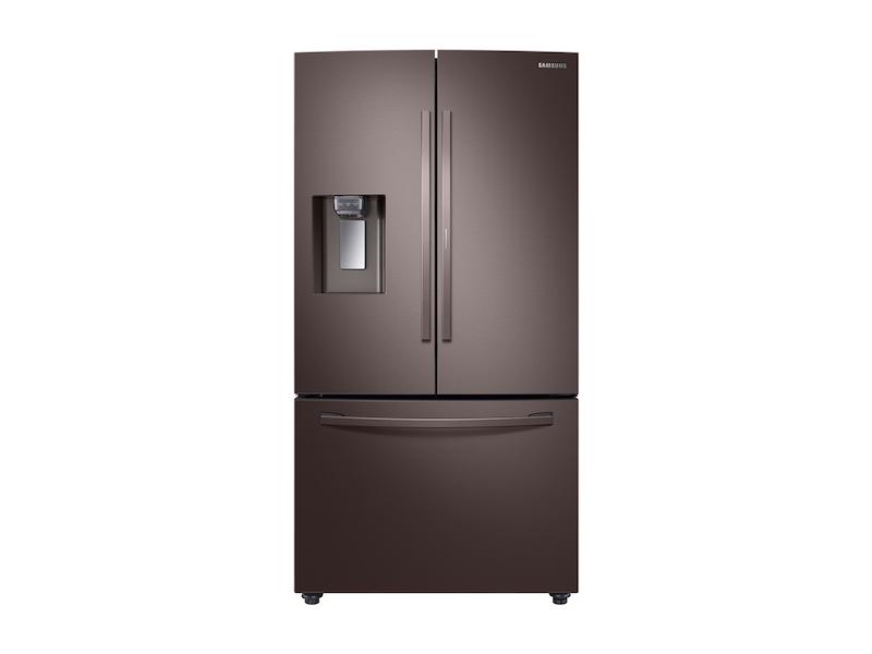 28 cu. ft. 3-Door French Door Food Showcase Refrigerator in Tuscan Stainless Steel