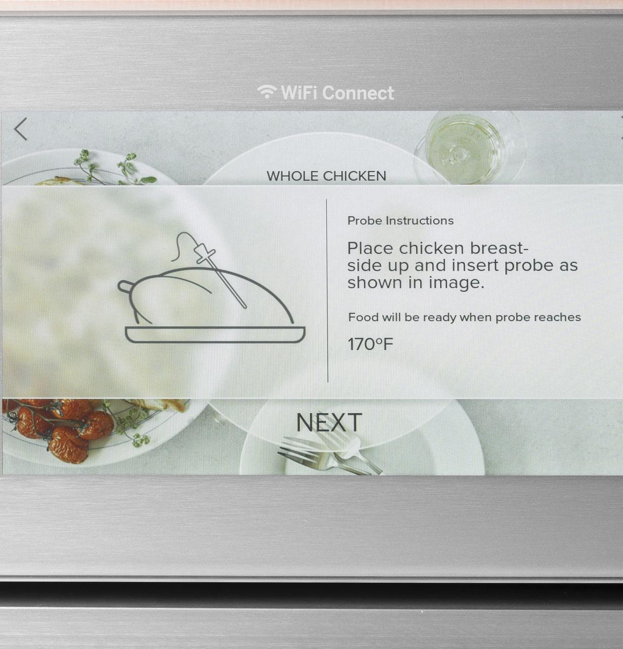 Café™ 27" Smart Single Wall Oven with Convection in Platinum Glass