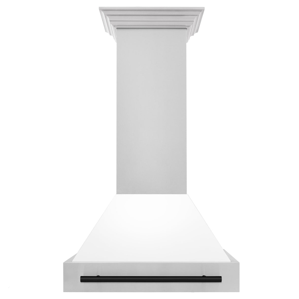 ZLINE 30 in. Autograph Edition Stainless Steel Range Hood with White Matte Shell and Accents (8654STZ-WM30) [Color: Matte Black]