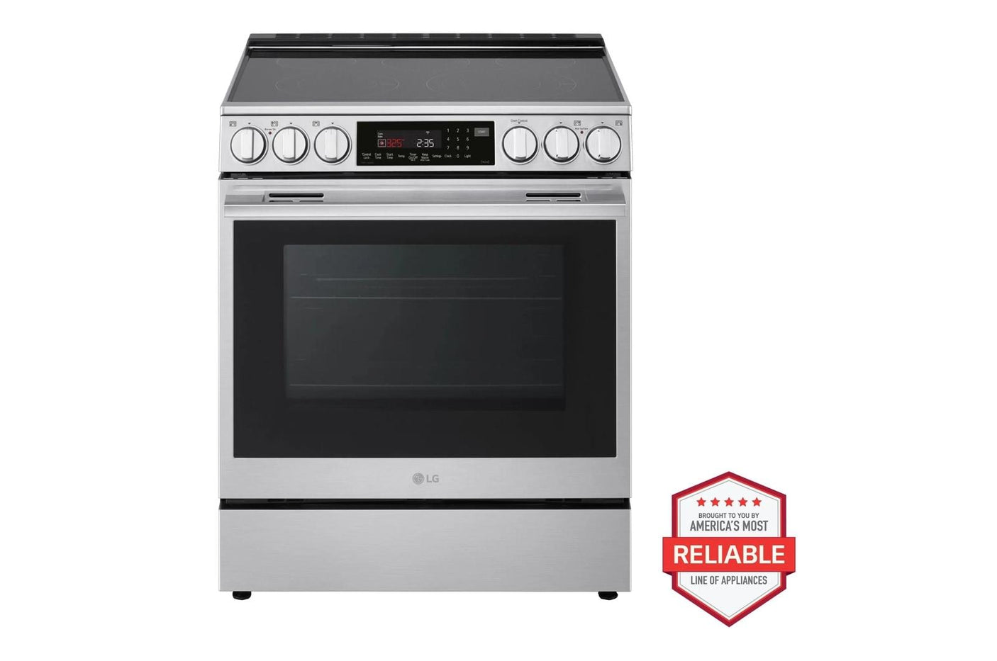 6.3 cu. ft. Smart Electric Slide-in Range with InstaView®, ProBake Convection®, and Air Fry