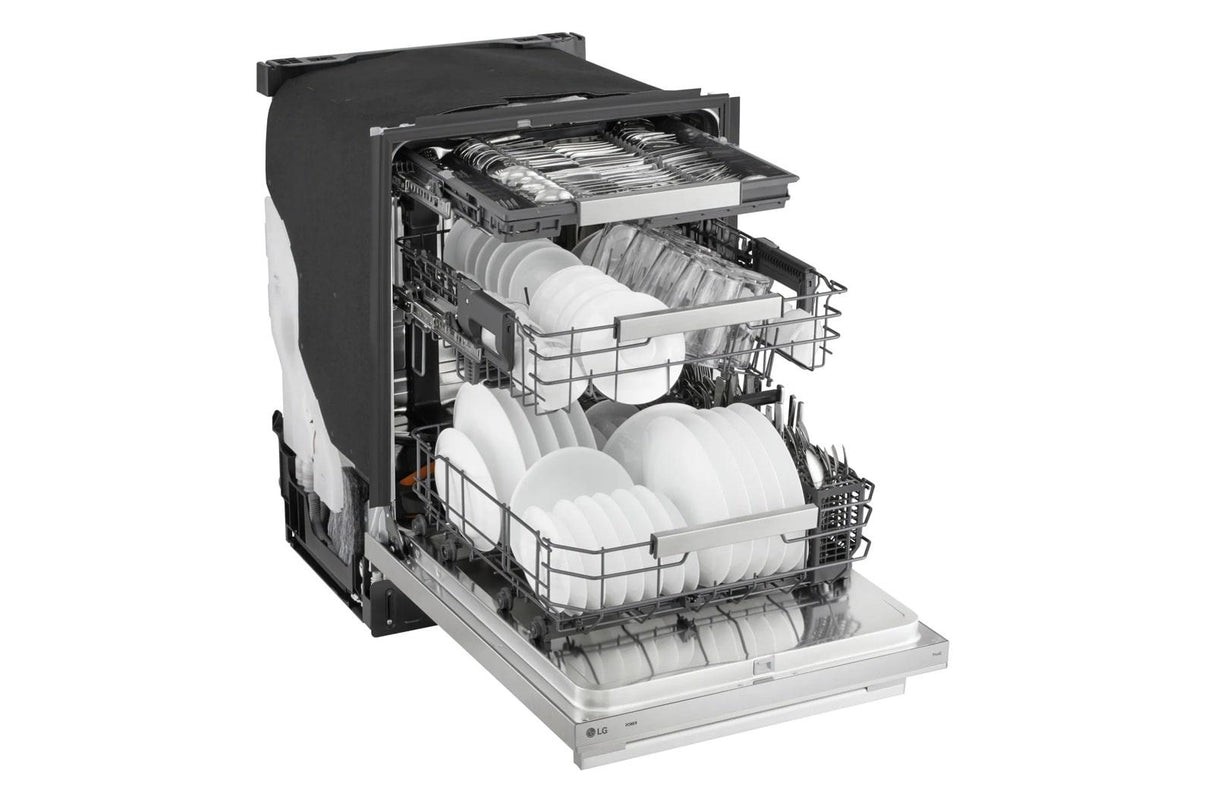Smart Hidden Top Control Dishwasher with 1-Hour Wash & Dry, QuadWash® Pro, TrueSteam® and Dynamic Heat Dry™ w/AutoVent Dry™