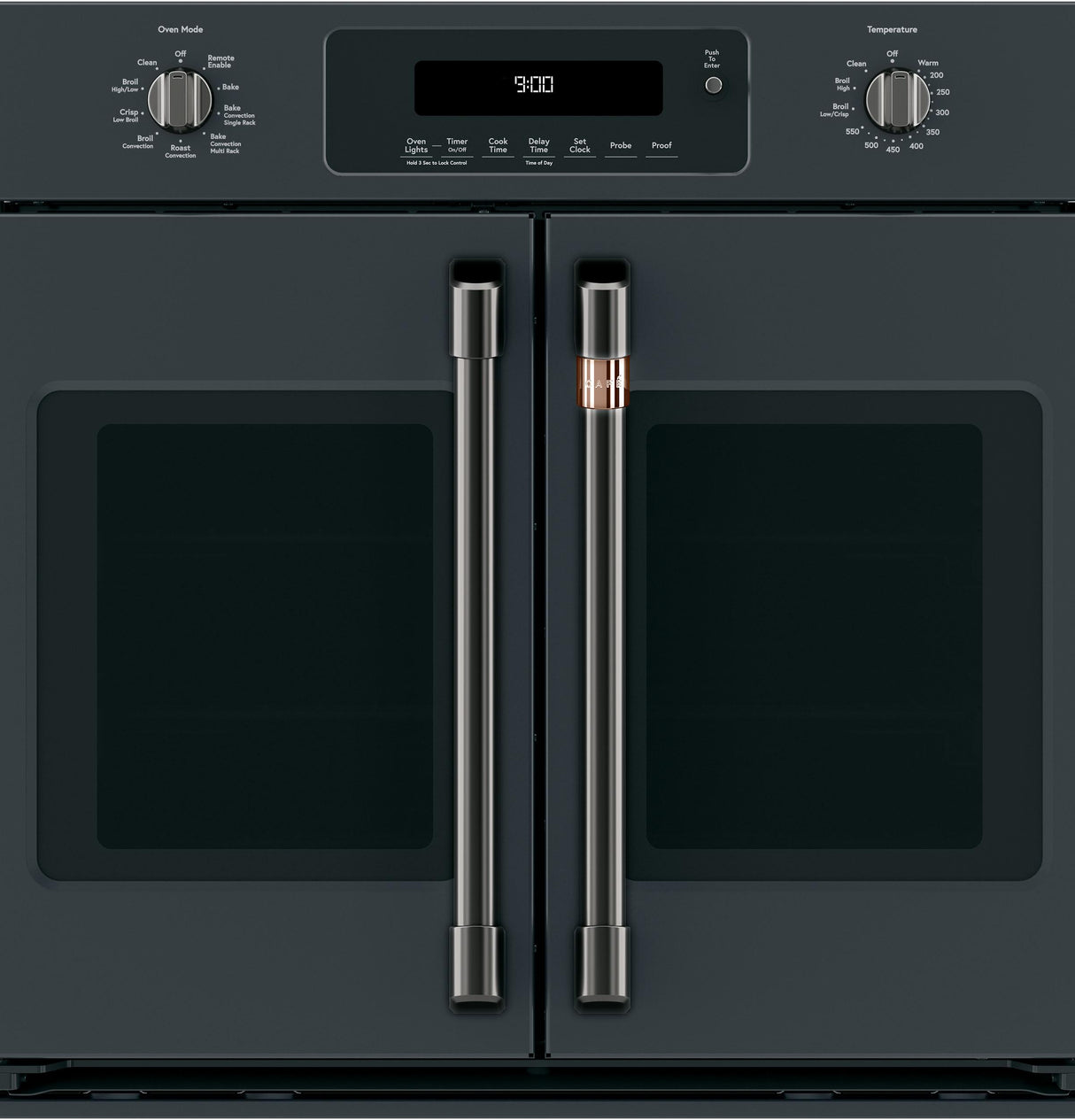 Café™ 2 French-Door Handles - Brushed Black