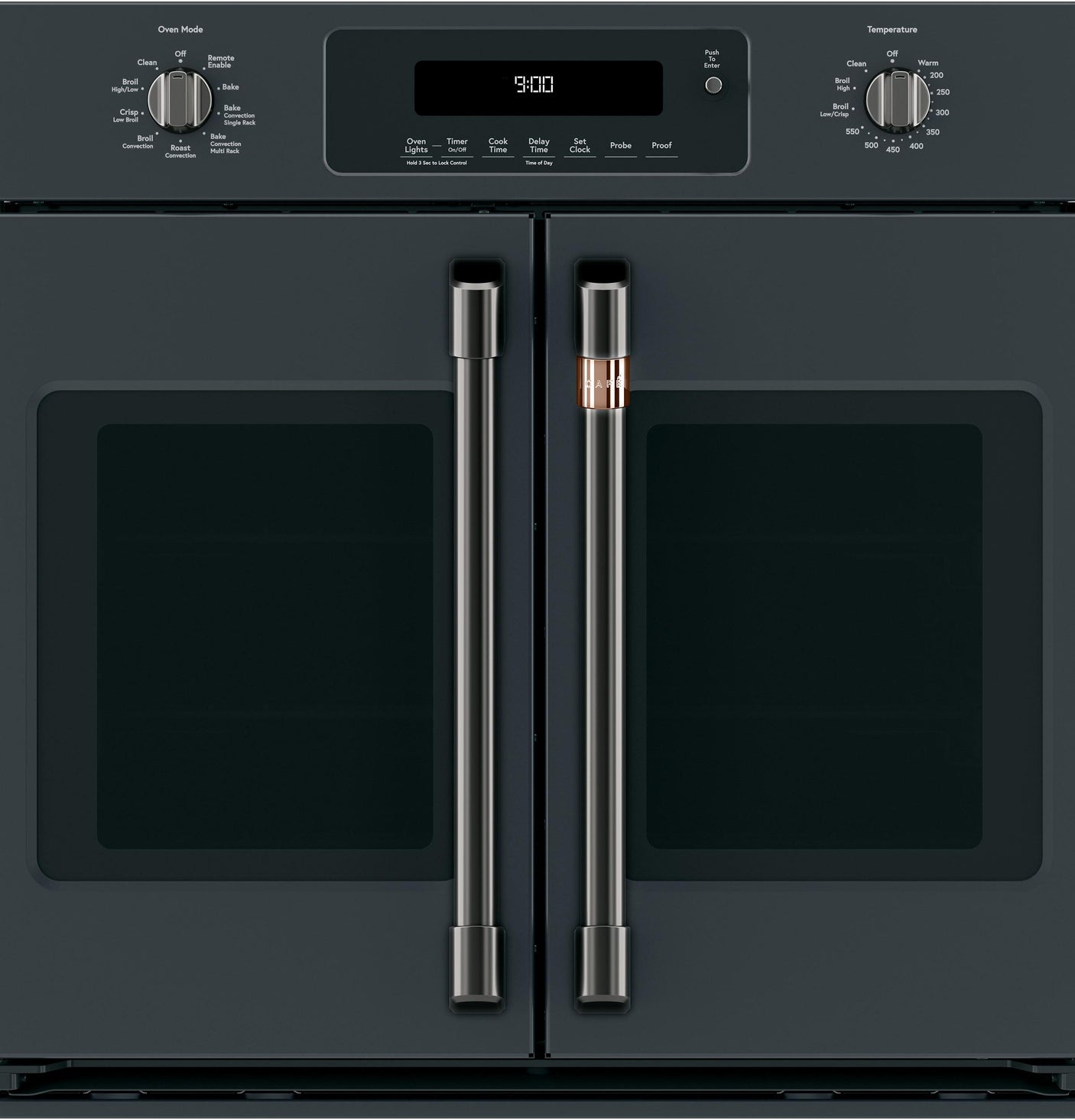 Café™ 2 French-Door Handles - Brushed Black