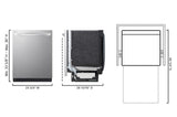 24-Inch QuadWash® Top Control Dishwasher - Stainless Steel