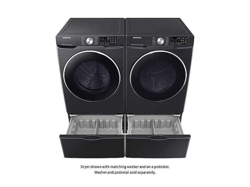 7.5 cu. ft. Smart Electric Dryer with Steam Sanitize+ in Black Stainless Steel