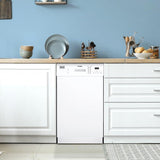 Danby 18 Wide Built-in Dishwasher in White