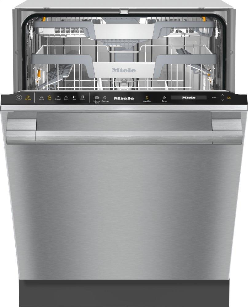 G 7366 SCVi XXL SF AutoDos Clean Touch Steel/Obsidian Black - Fully-integrated, full-size dishwasher with Automatic Dispensing thanks to AutoDos with integrated PowerDisk.
