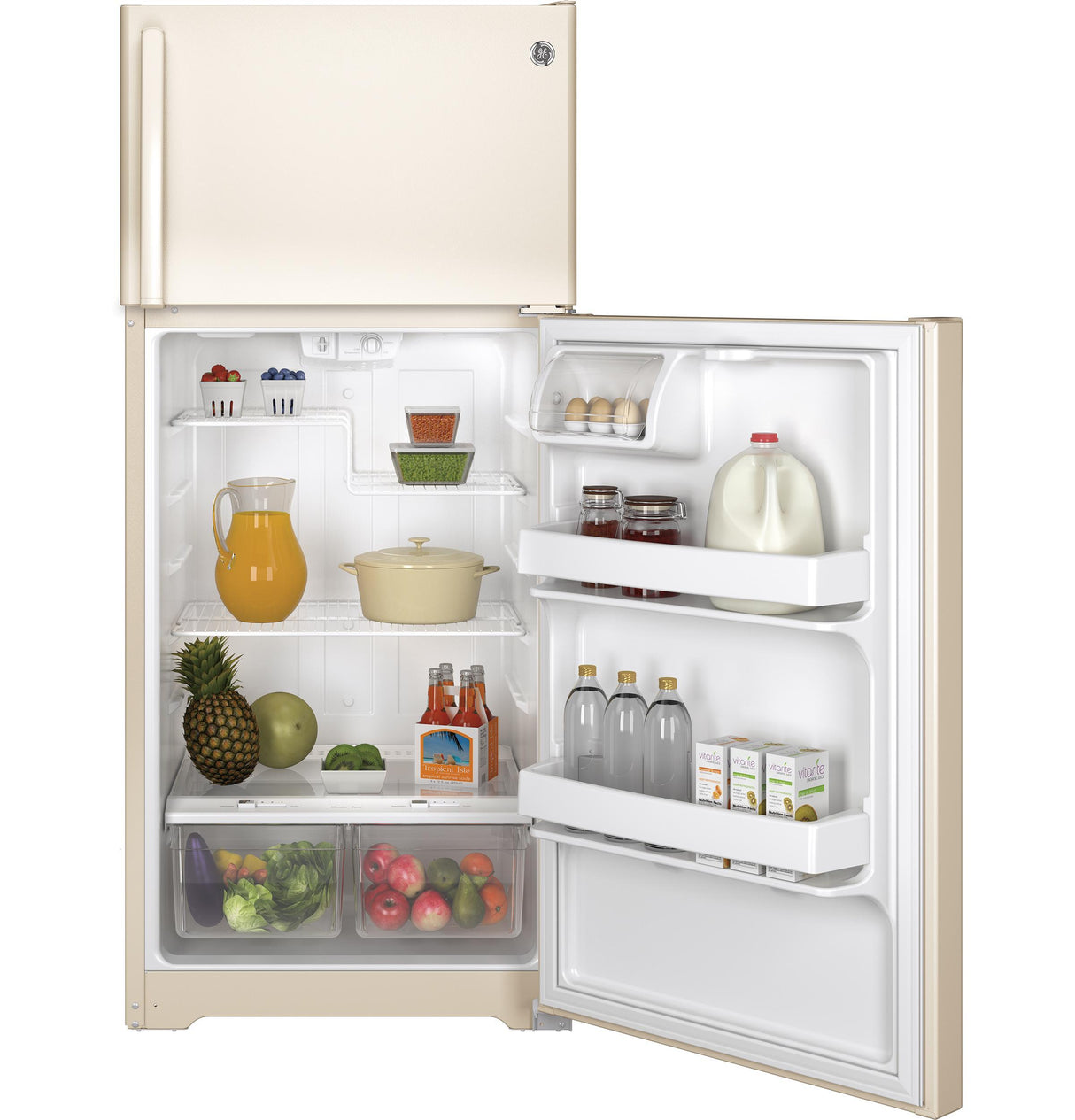 GE® ENERGY STAR® 15.5 Cu. Ft. Top-Freezer Refrigerator