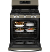 GE® 30" Free-Standing Gas Convection Range with No Preheat Air Fry and EasyWash™ Oven Tray
