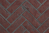 Old Town Red Herringbone Panels