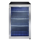 Danby 4.3 cu. ft. Free-Standing Beverage Center in Stainless Steel