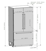 36" French Door Panel