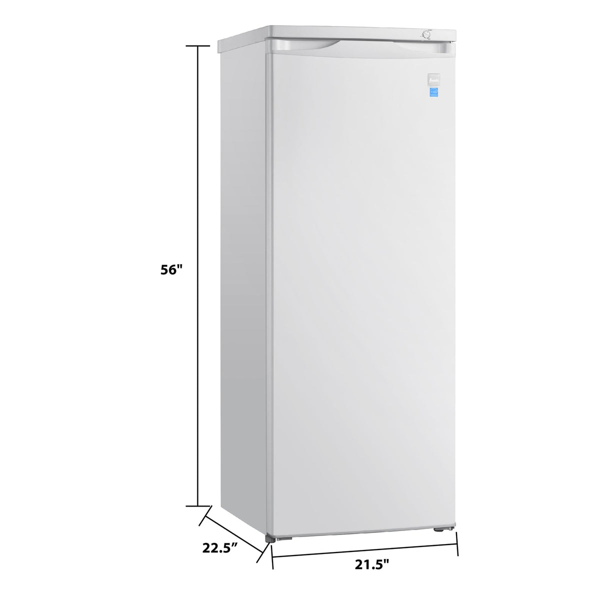 5.8 cu. ft. Vertical Freezer - White / 5.8 cu. ft.