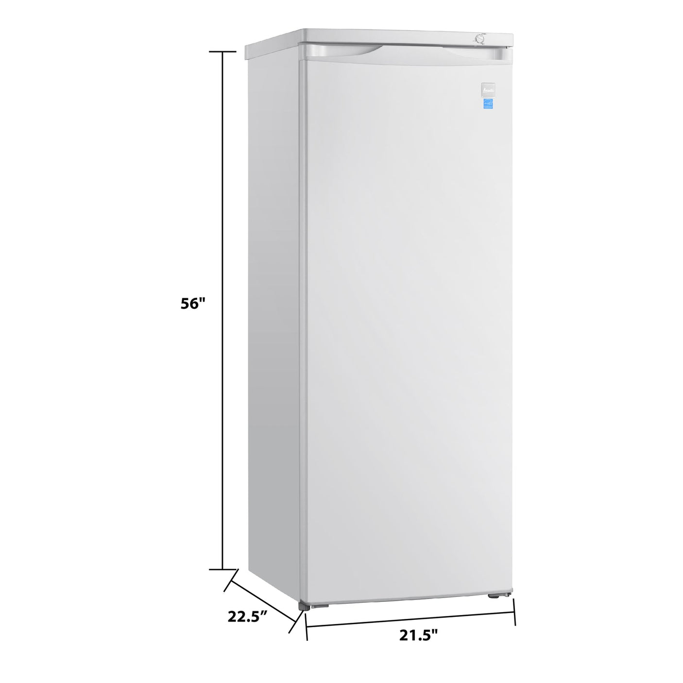 5.8 cu. ft. Vertical Freezer - White / 5.8 cu. ft.