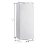 5.8 cu. ft. Vertical Freezer - White / 5.8 cu. ft.
