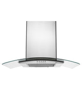 36" Convertible Wall-Mount 400-CFM Glass Canopy Hood