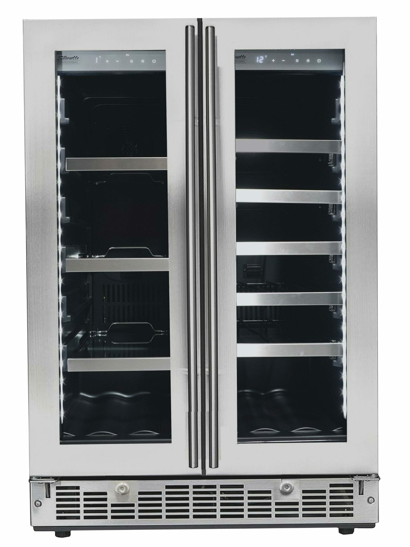 Silhouette - 24" Built-in Beverage Center In Stainless Steel