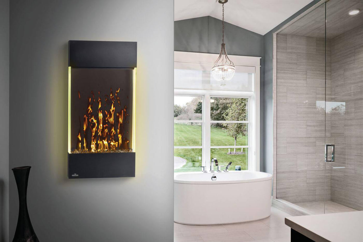 Allure Vertical Prestige 32 Wall Hanging Electric Fireplace