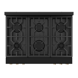 36 Inch Professional Lp Range With Tilt Panel Touch Control In Black/bronze  Gordon Ramsay Series