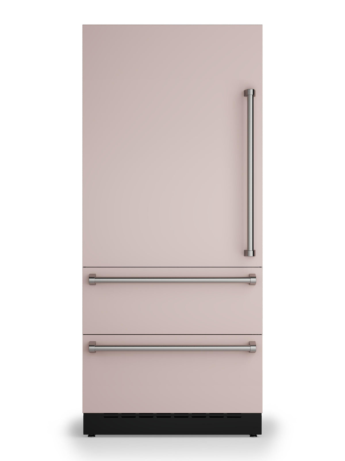 36"W. Integrated Bottom Freezer Door Panel Left Hinge - Blush