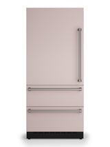 36"W. Integrated Bottom Freezer Door Panel Left Hinge - Blush