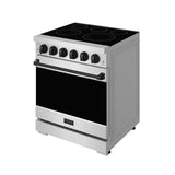 30 Inch Professional Electric Range With Precision Knob Control In Stainless Steel and Black  Gordon Ramsay Series