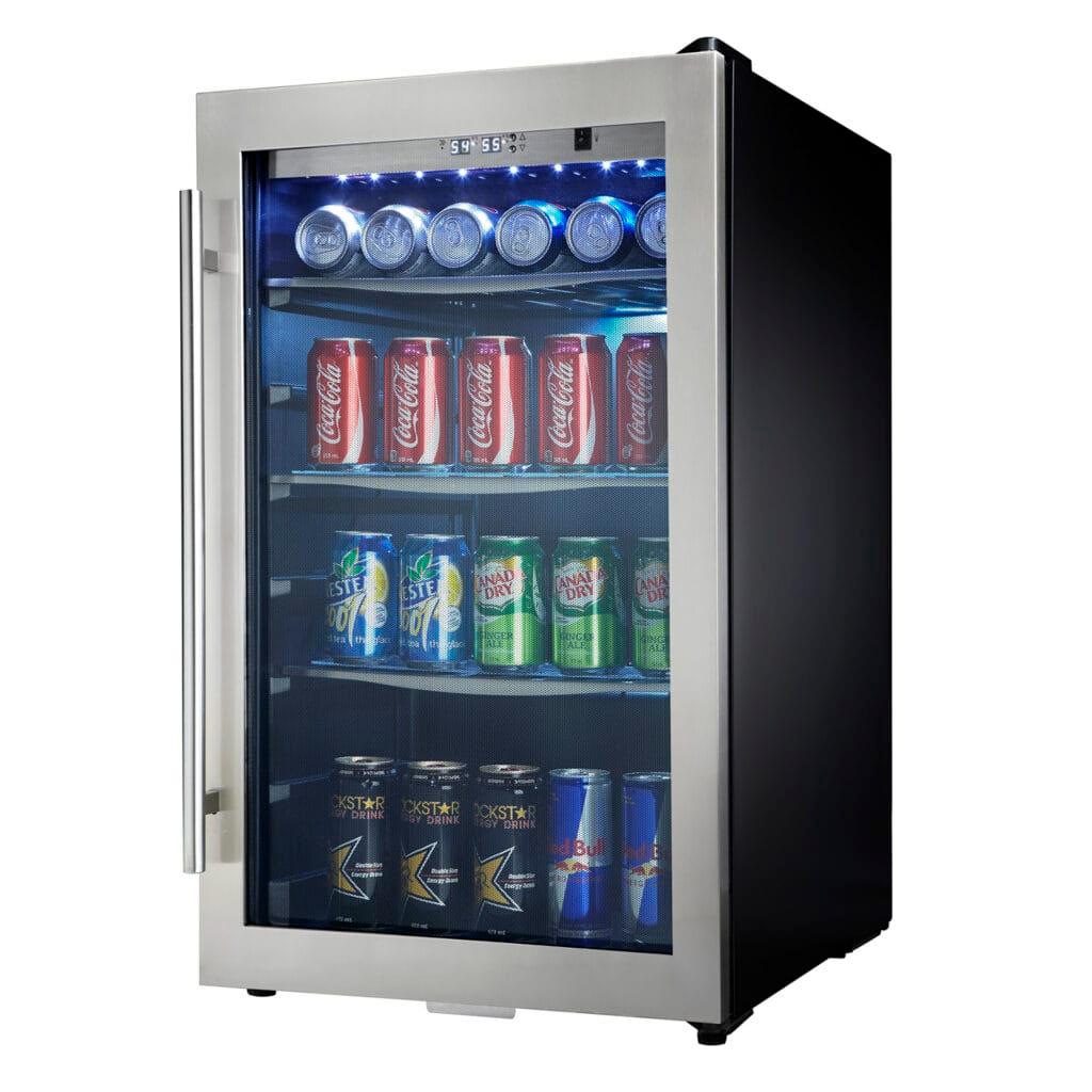 Danby 4.3 cu. ft. Free-Standing Beverage Center in Stainless Steel