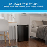 Avanti 2.5 Cu. Ft. Compact Refrigerator, Mini-Fridge, in Black (AVRM25F1B)