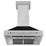 ZLINE 36 in. DuraSnow Stainless Steel Range Hood with DuraSnow Shell (8654SNX-36) [Color: Black Matte]