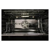 ILVE UPN90FDMPI Nostalgie I 36 inch Dual Fuel Range (Stainless Steel, Brass Trim) (Natural Gas)