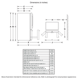 GE Profile™ Series ENERGY STAR® 23.1 Cu. Ft. Counter-Depth French-Door Refrigerator