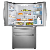 36" Wide, 30 cu. ft. Capacity 4-Door French Door Food ShowCase Refrigerator (Stainless Steel)