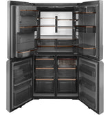 CAF(EBACK)™ ENERGY STAR® 27.4 Cu. Ft. Smart Quad-Door Refrigerator in Platinum Glass