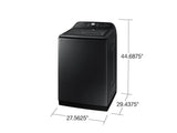 5.1 cu. ft. Smart Top Load Washer with ActiveWave™ Agitator and Super Speed Wash in Brushed Black